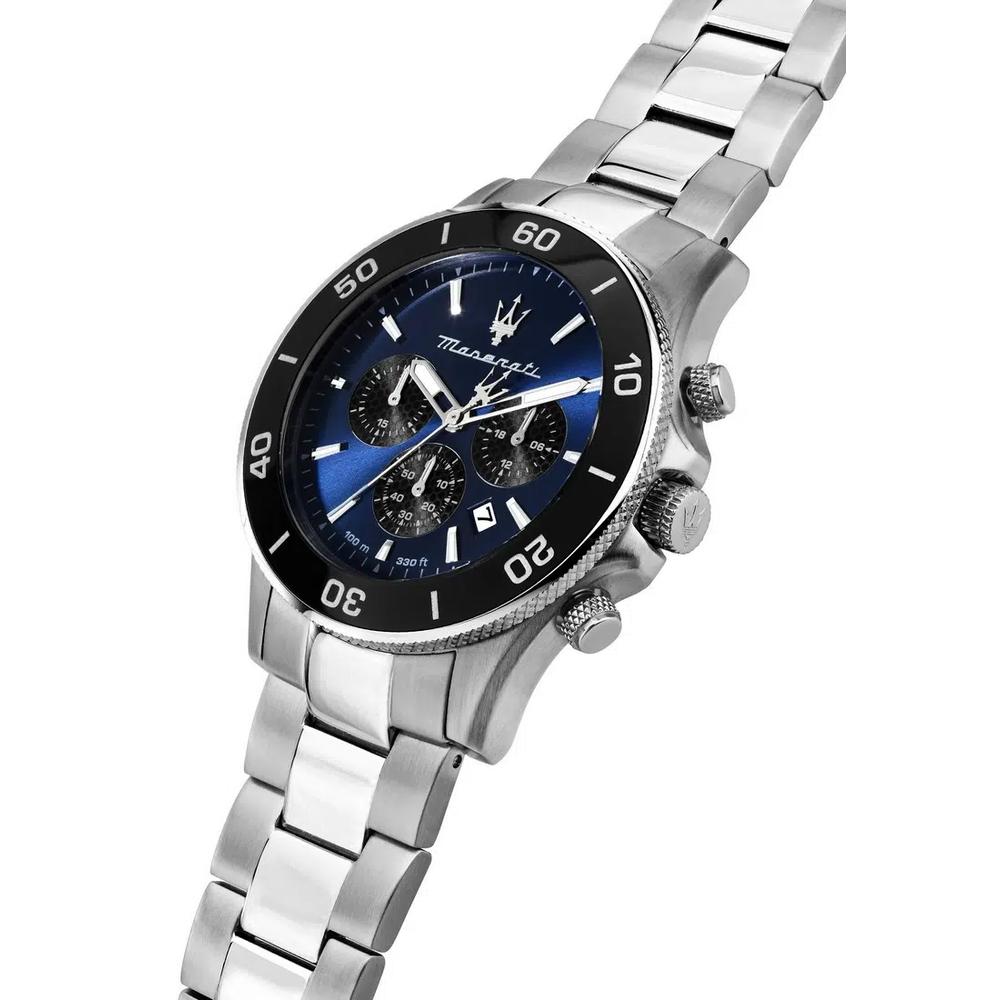 【2 года гарантии】Maserati Competizione 43mm Мужские кварцевые часы R8873600009 5
