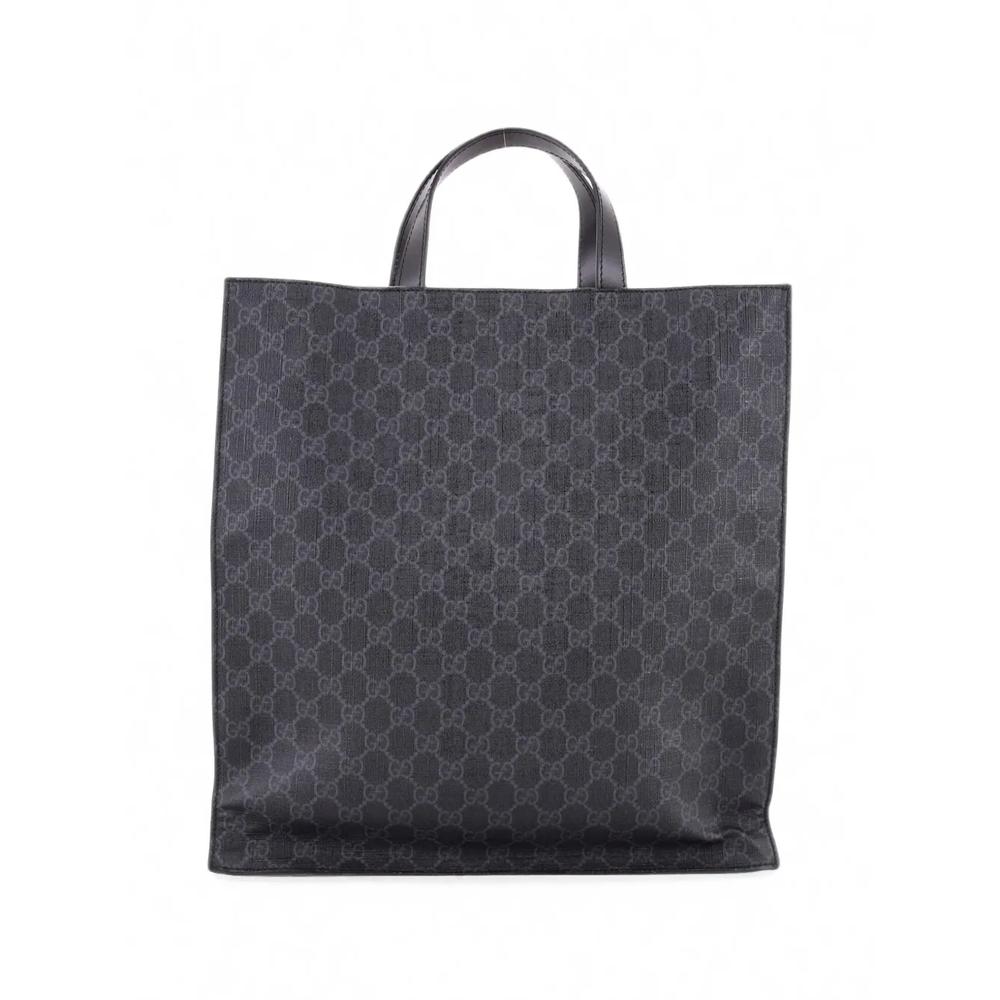 Сумка-тоут Courrier Convertible Soft Open GG Coated Canvas with Applique North South 2