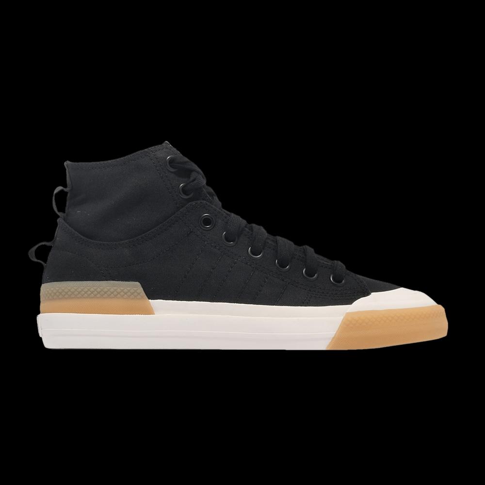 Кроссовки Adidas Nizza High DL 'Black White' 1