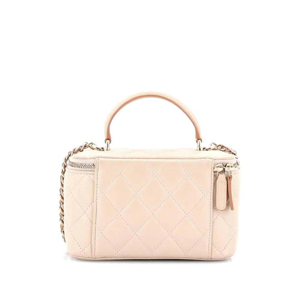 Маленькая сумка через плечо Classic Top Handle Vanity Case с цепочкой 2