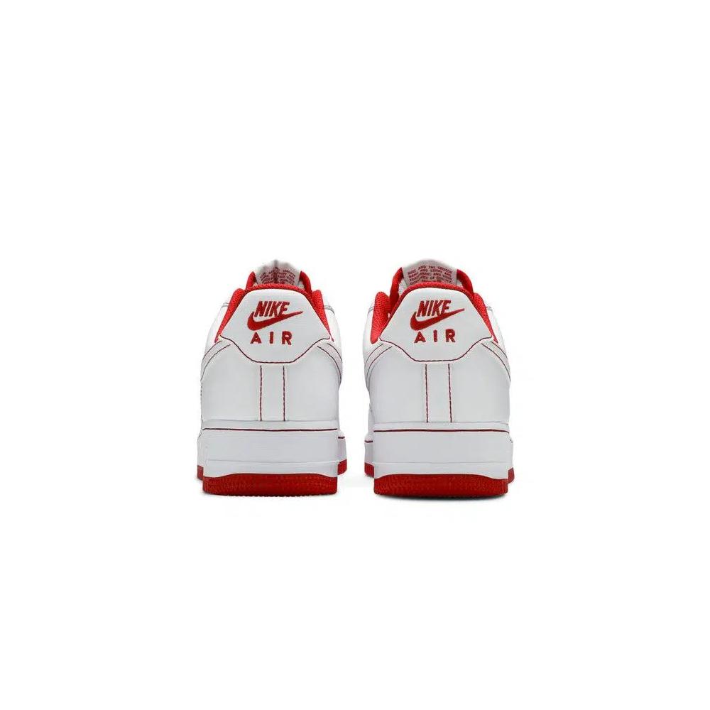 Кроссовки Nike Air Force 1 '07 'Contrast Stitch - White University Red' 6