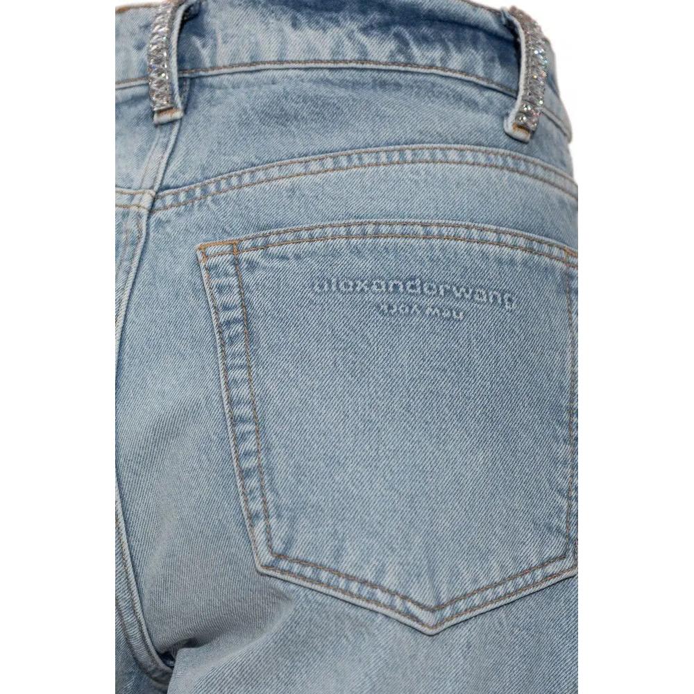 Джинсы Alexander Wang Float Mid Rise Relaxed «Vintage Bleach Blue» 2