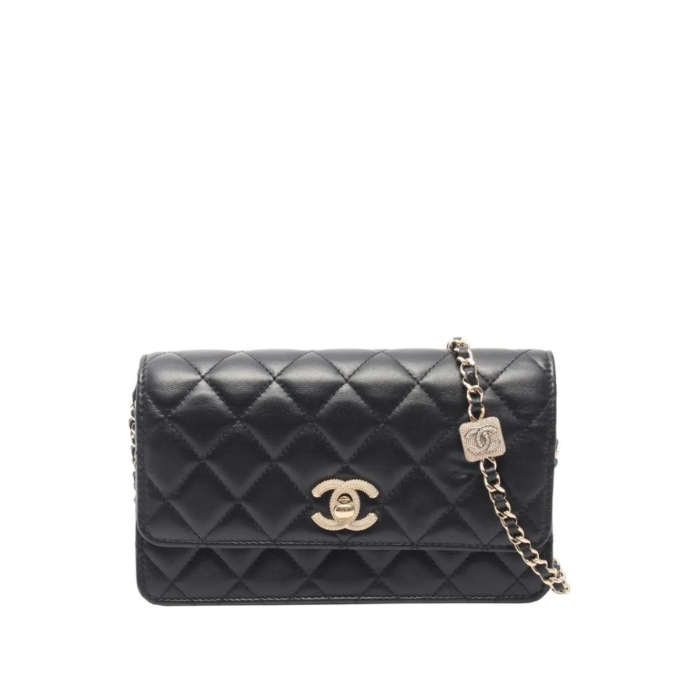 Сумка через плечо CC Quilted Lambskin Wallet On Chain (2021-2026 годы) 1