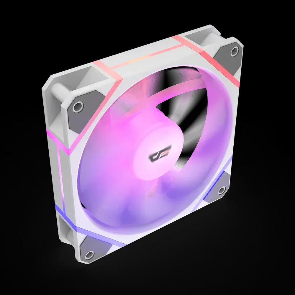 darkFlash DM12R Pro PWM 120mm ARGB обратный вентилятор - белый 2