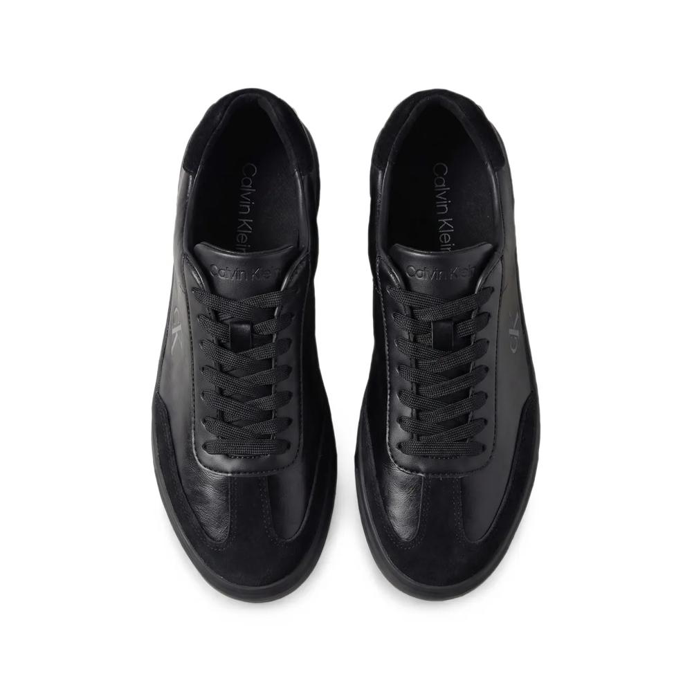 logo-print panelled sneakers 3