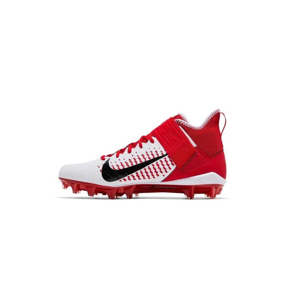 Шиповки Nike Alpha Menace Pro 2 Mid 'White University Red' 3