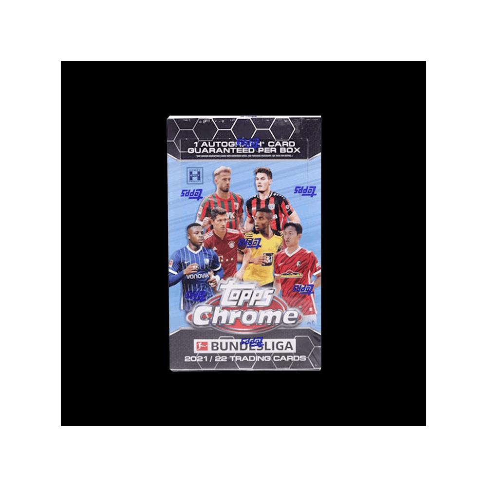 Спортивные карточки 2021-22 Topps Chrome Bundesliga Soccer Hobby Box 1