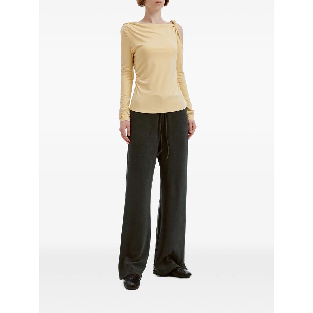 drawstring wide-leg trousers 2