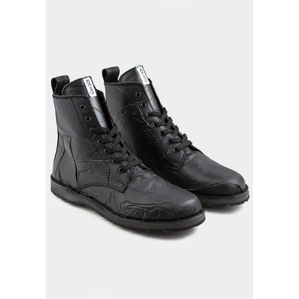 STAGE boots - Изготовлено из 100% переработанных материалов в Италии - Переработанные паруса, джинсы и автомобильные шины. Sail STAGE collection Ботинки - Черный 4