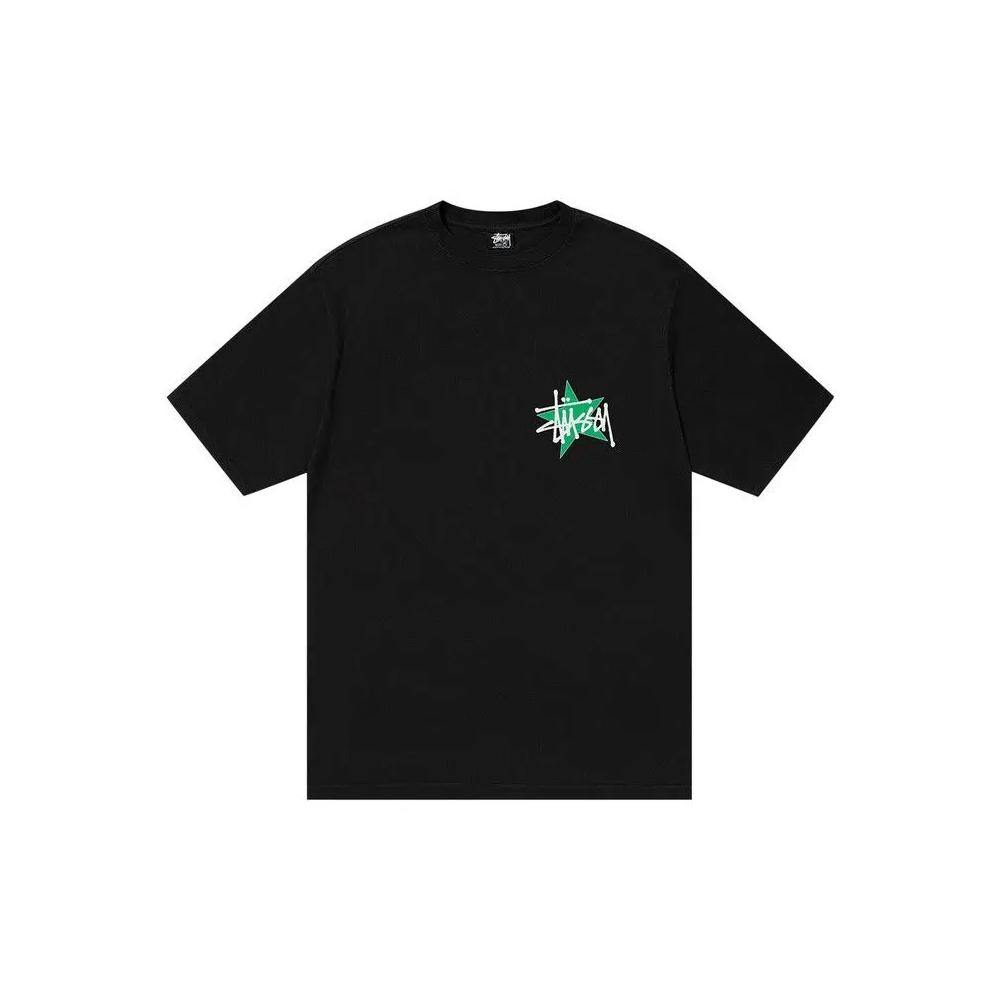 Футболки Stussy Star Tee Pigment Dyed 'Black' 1