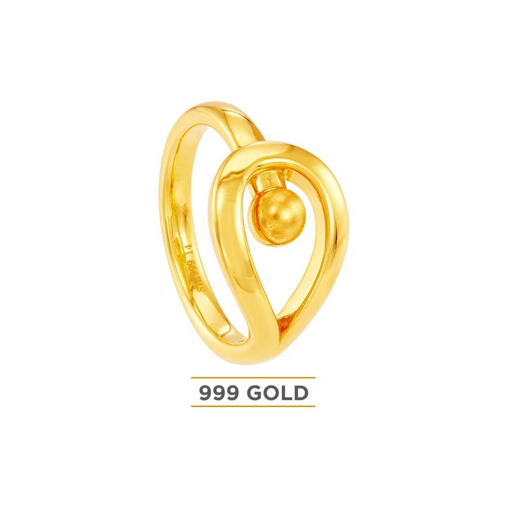 HABIB 999/24K Желтое золото Кольцо 9GR00541224 1