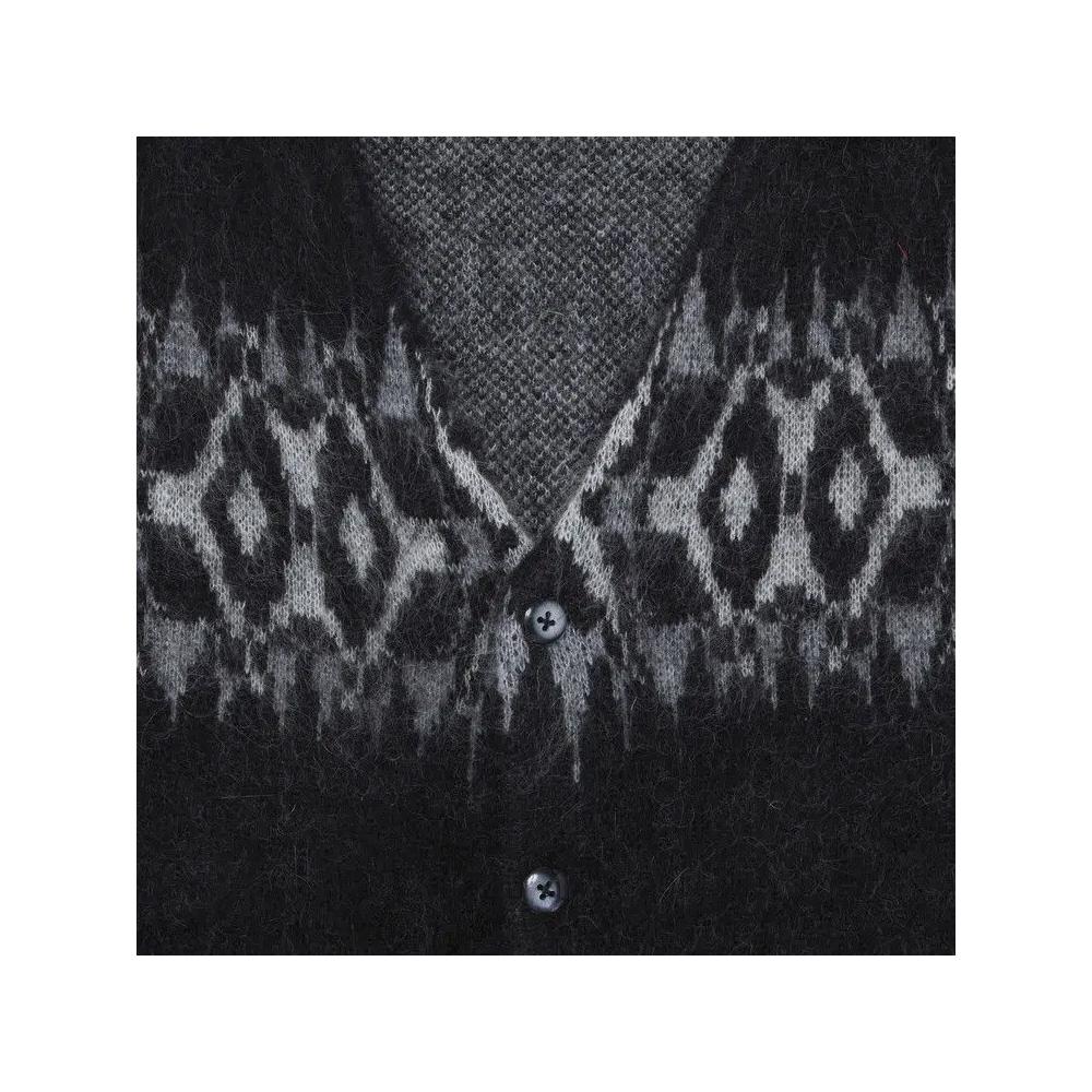 Кардиганы Supreme Abstract Stripe Cardigan 'Чёрный' 3