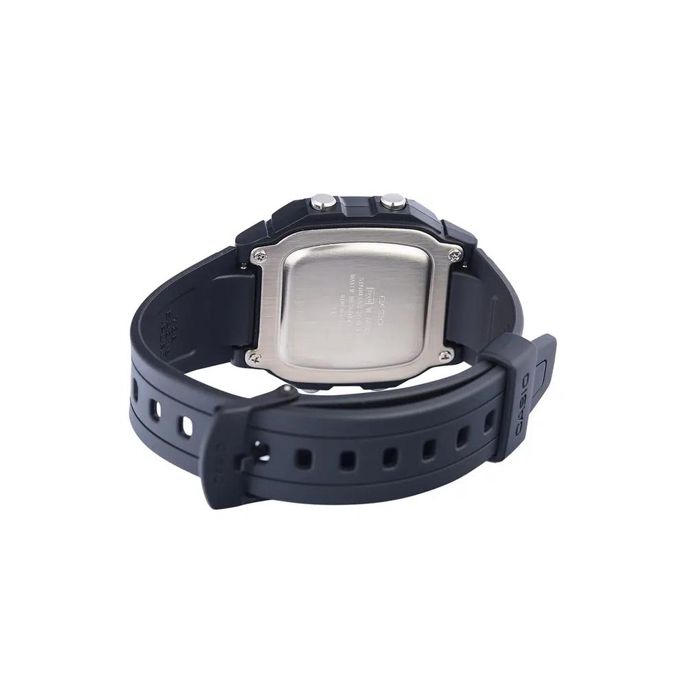 Мужские цифровые часы W-800H-1B, черный ремешок из смолы, спортивные 3