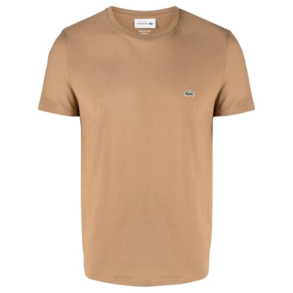 logo-embroidered cotton T-shirt 1