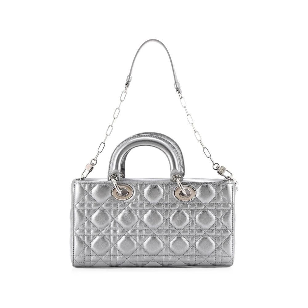 Lady D-Joy Bag Cannage Quilt Lambskin Medium satchel 2