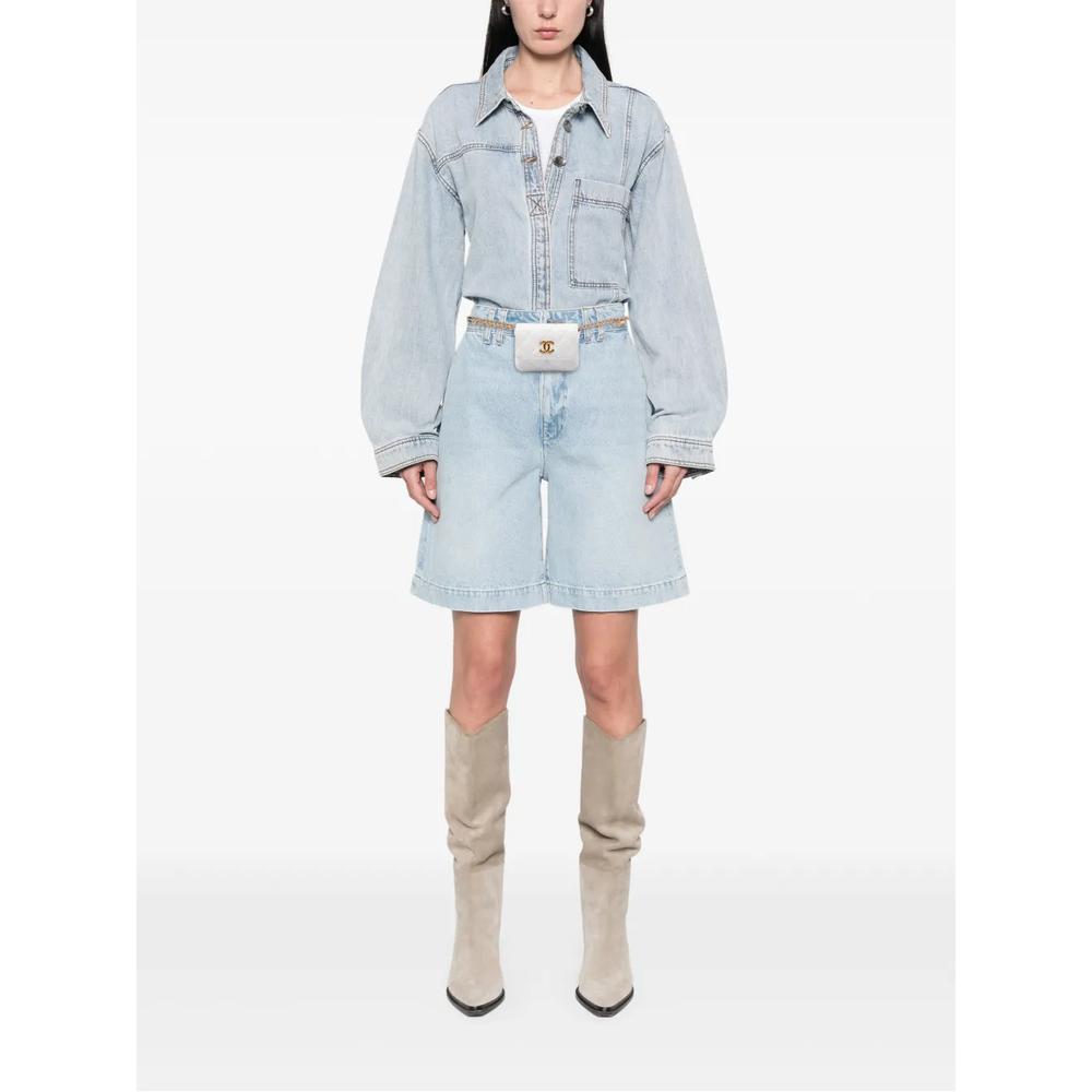 Стеганая поясная сумка Twist Your Buttons Flap Chain (2021-2026 годы) 2
