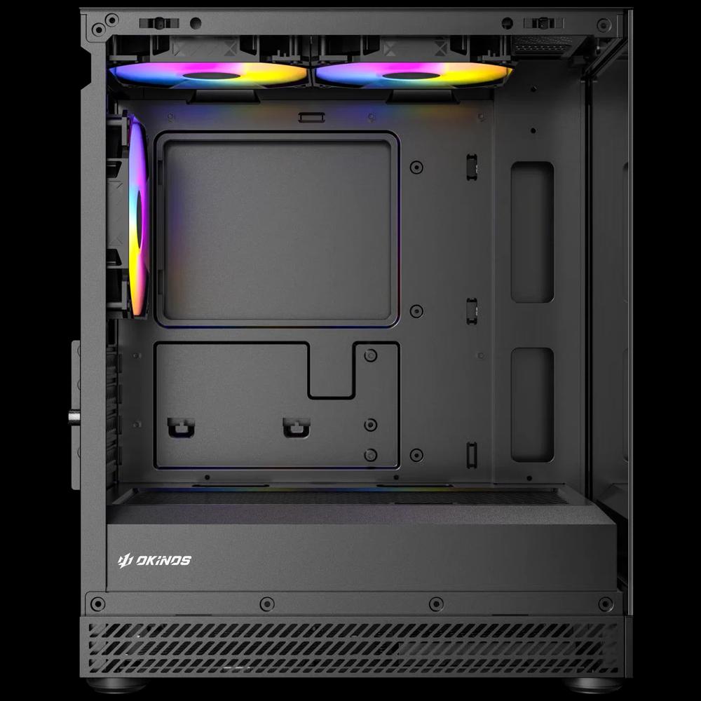 Okinos AQUA UNO корпус Micro-ATX — черный 3