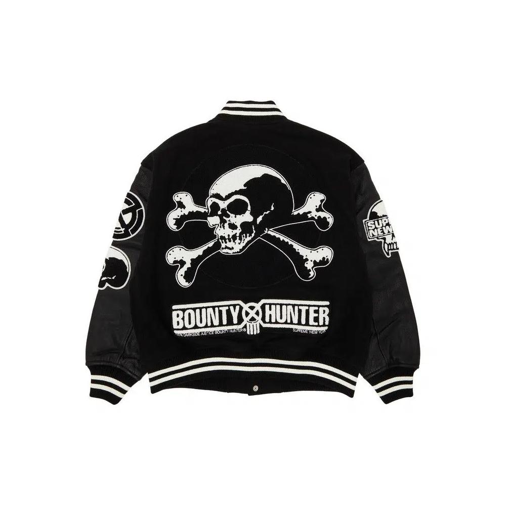 Варсити-куртки Supreme x Bounty Hunter Varsity Jacket 'Black' 2
