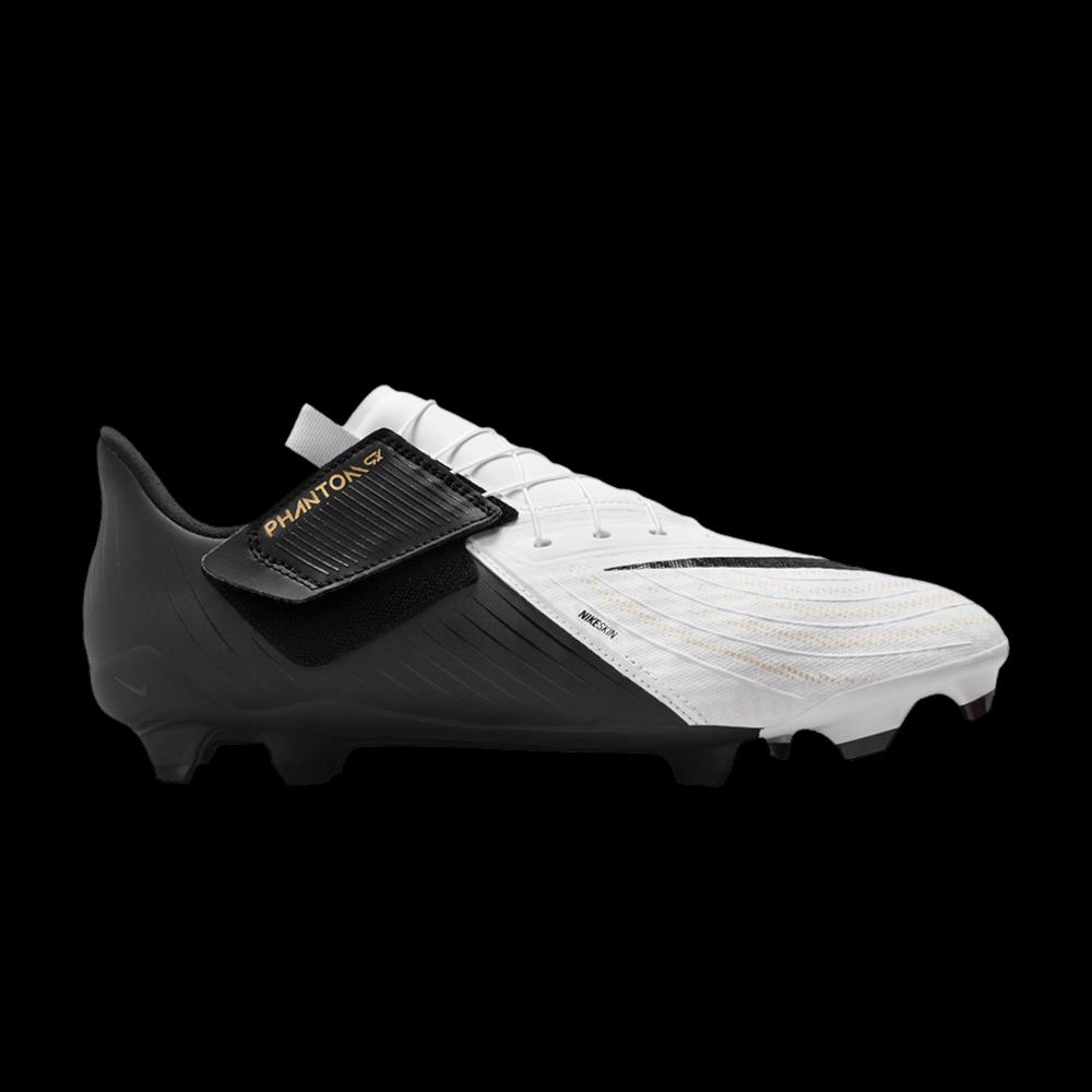 Бутсы Nike Phantom GX 2 Academy EasyOn 'White Black Metallic Gold' 1