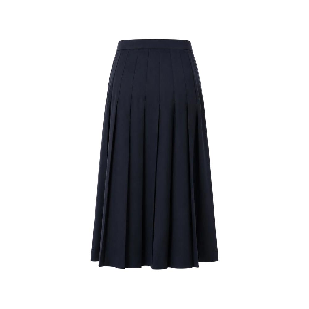 buckle-fastening pleated skirt 2