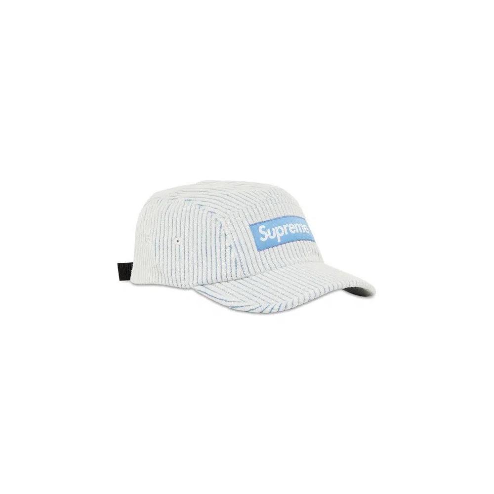 Кепки Supreme 2-Tone Corduroy Camp Cap 'White' 2