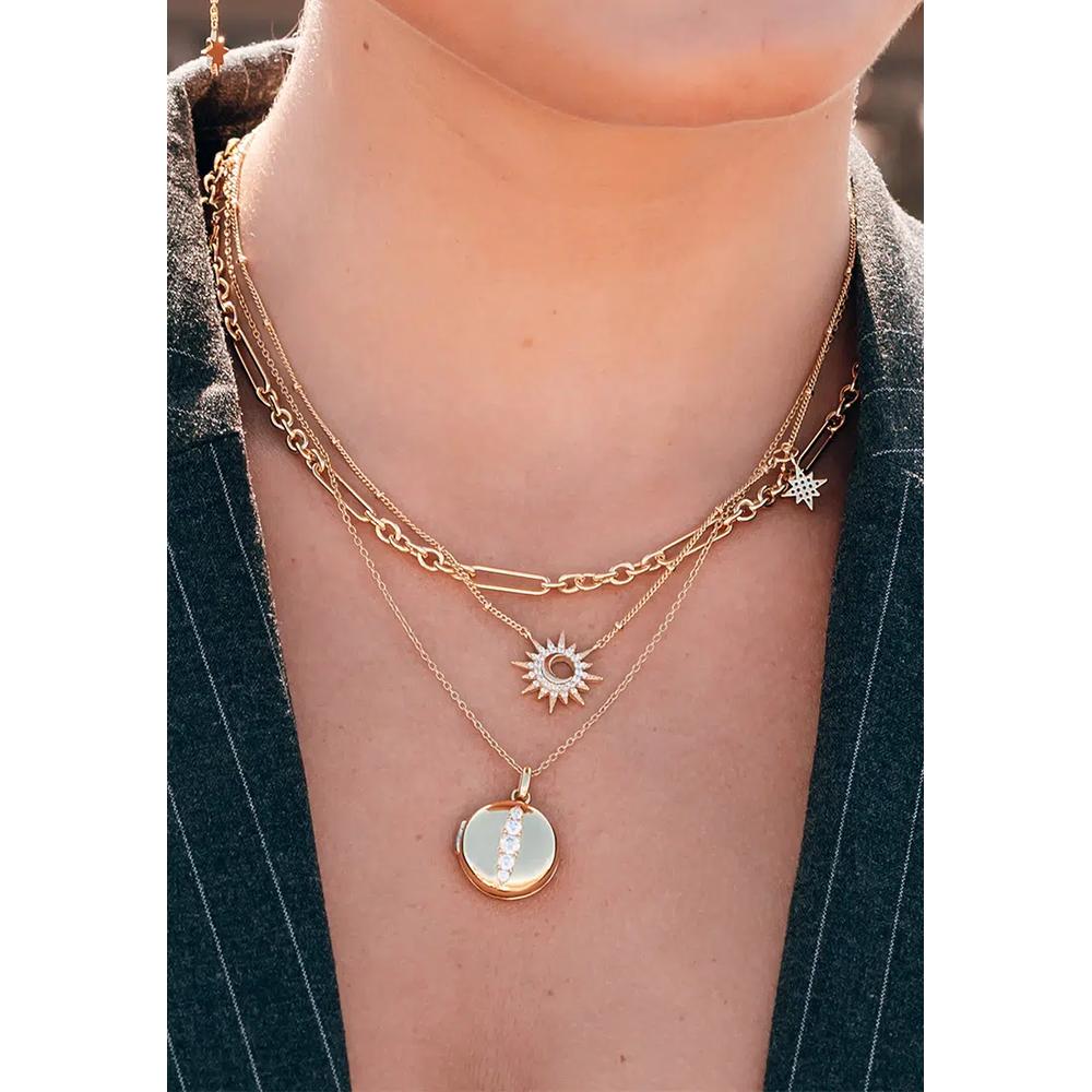 Колье Multi Links 14K Gold Vermeil 2