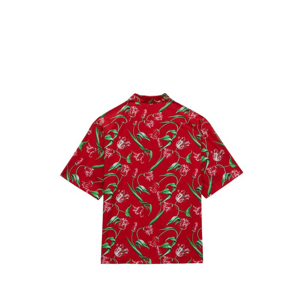 Рубашка с короткими рукавами и принтом Kenzo Tulip 2
