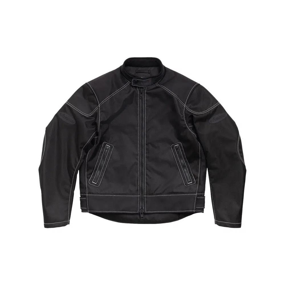 Кожаные куртки Stussy Moto Jacket 'Black' 1