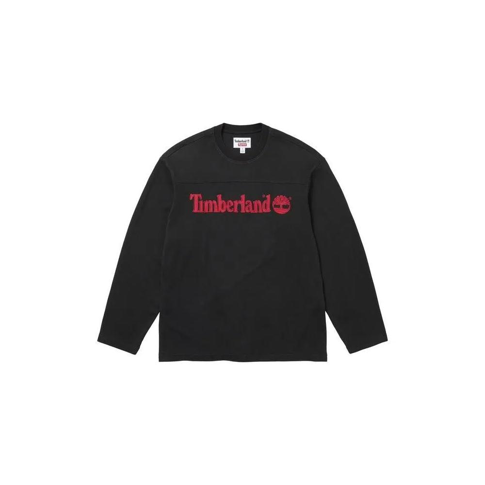 Рубашки и топы Supreme x Timberland Топ с длинным рукавом 'Black' 1