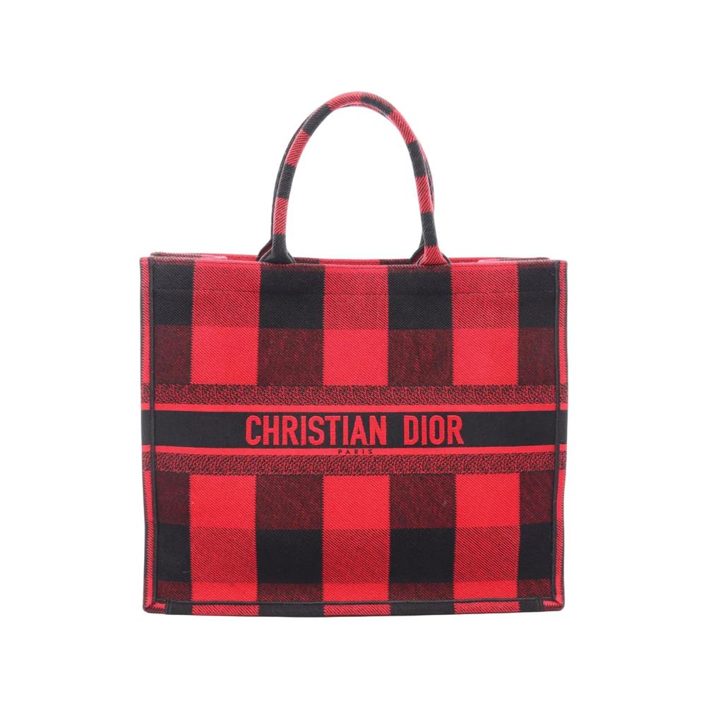 Большая сумка-тоут Canvas Plaid Oblique (2010-2026 годы) 1