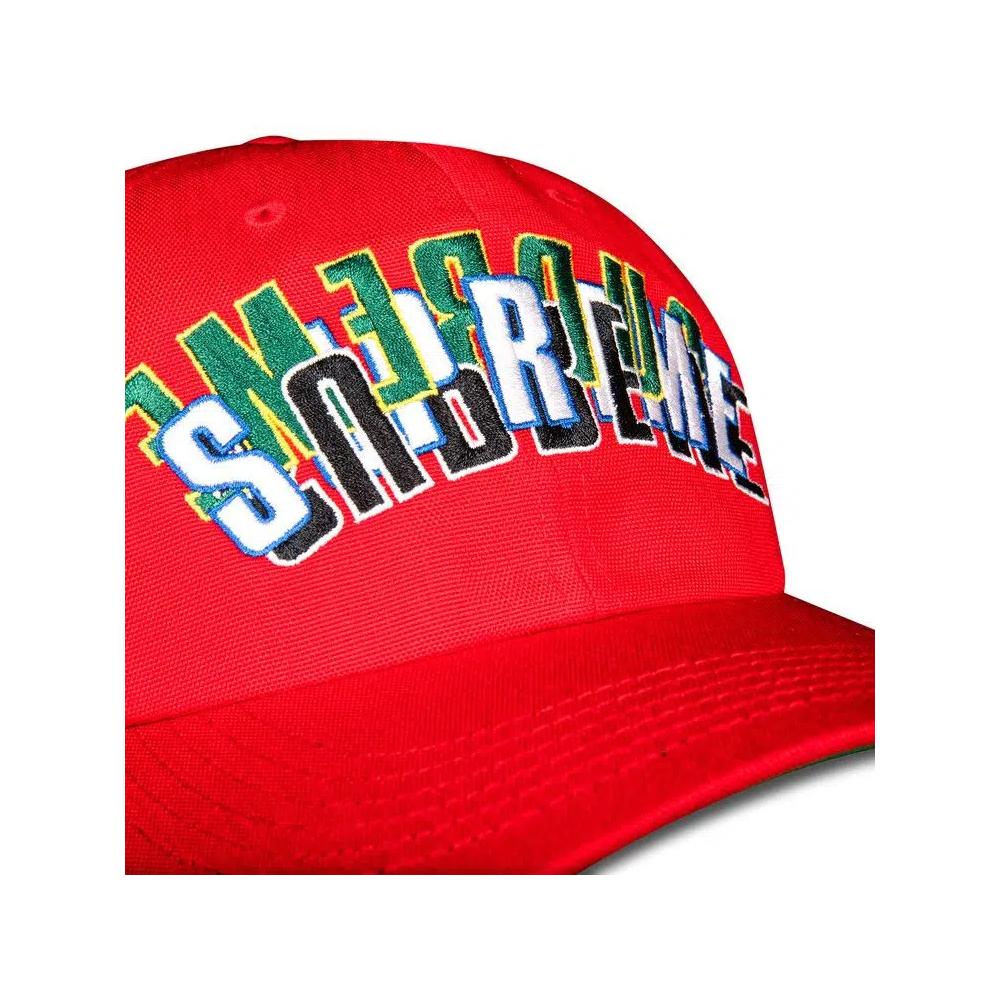 Бейсболки Supreme Stacked Cordura 6-Panel 'Red' 3