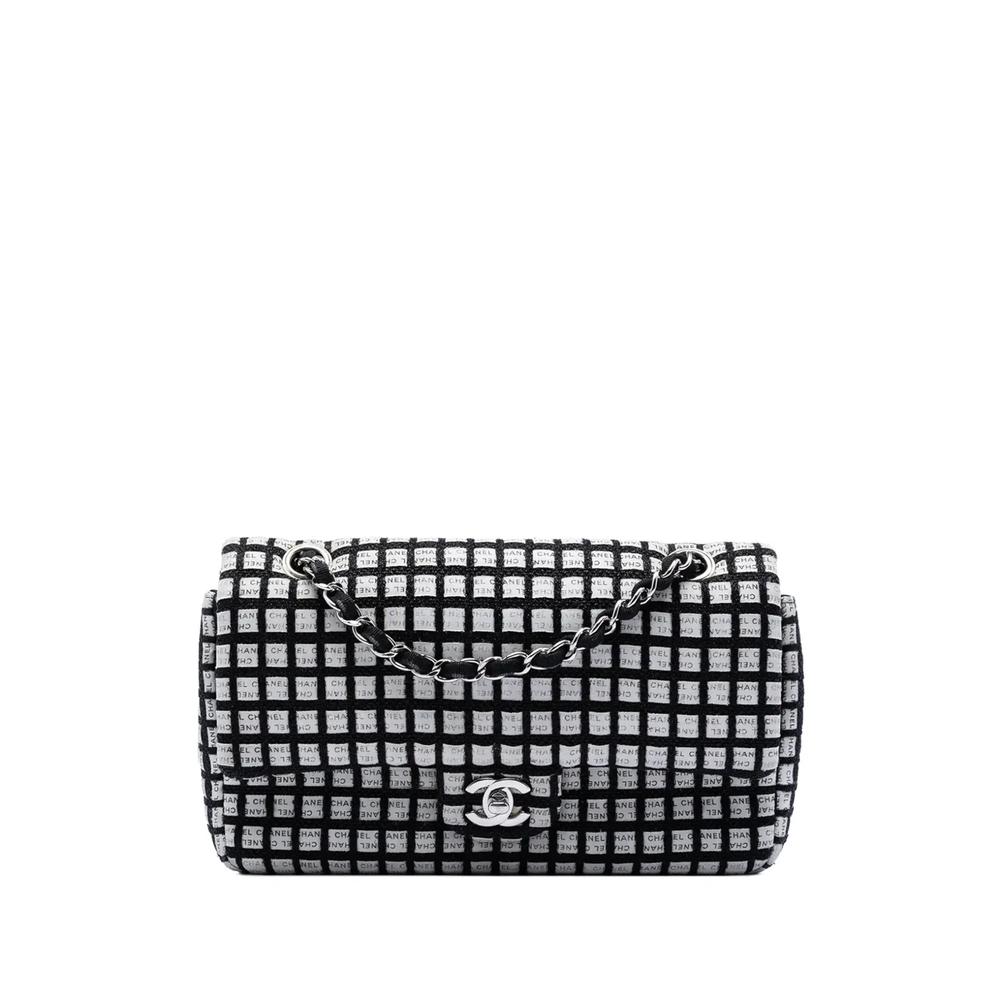 Сумка на плечо Medium Classic Ribbon Tweed Logo Double Flap (2014 год) 1