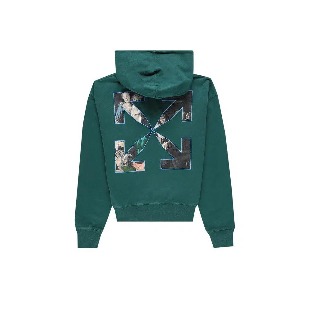 Худи Худи с принтом Караваджо Off-White 'Dark Green' 2