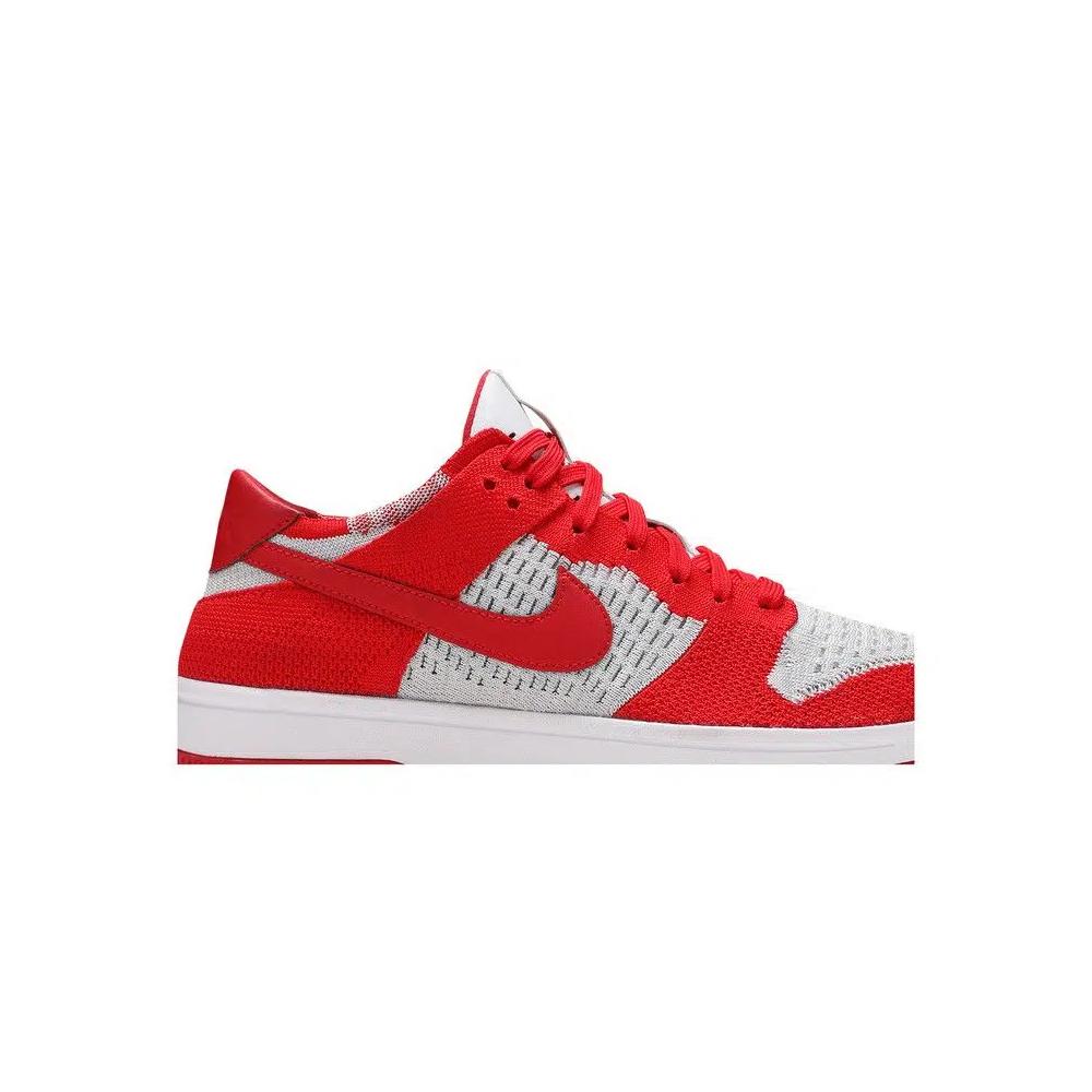 Кроссовки Nike Dunk Low Flyknit 'University Red' 2