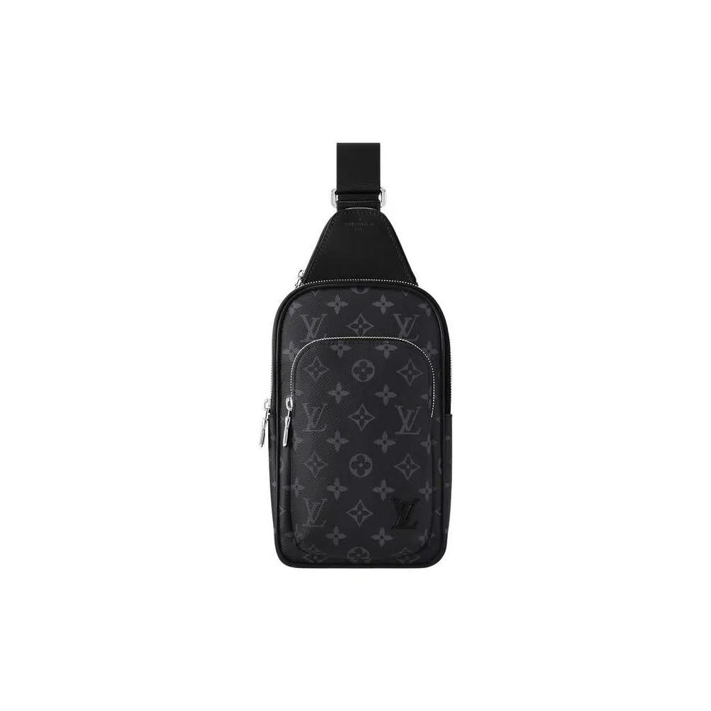 Сумки через тело Louis Vuitton Avenue Slingbag PM 'Black Monogram Eclipse Canvas' 1