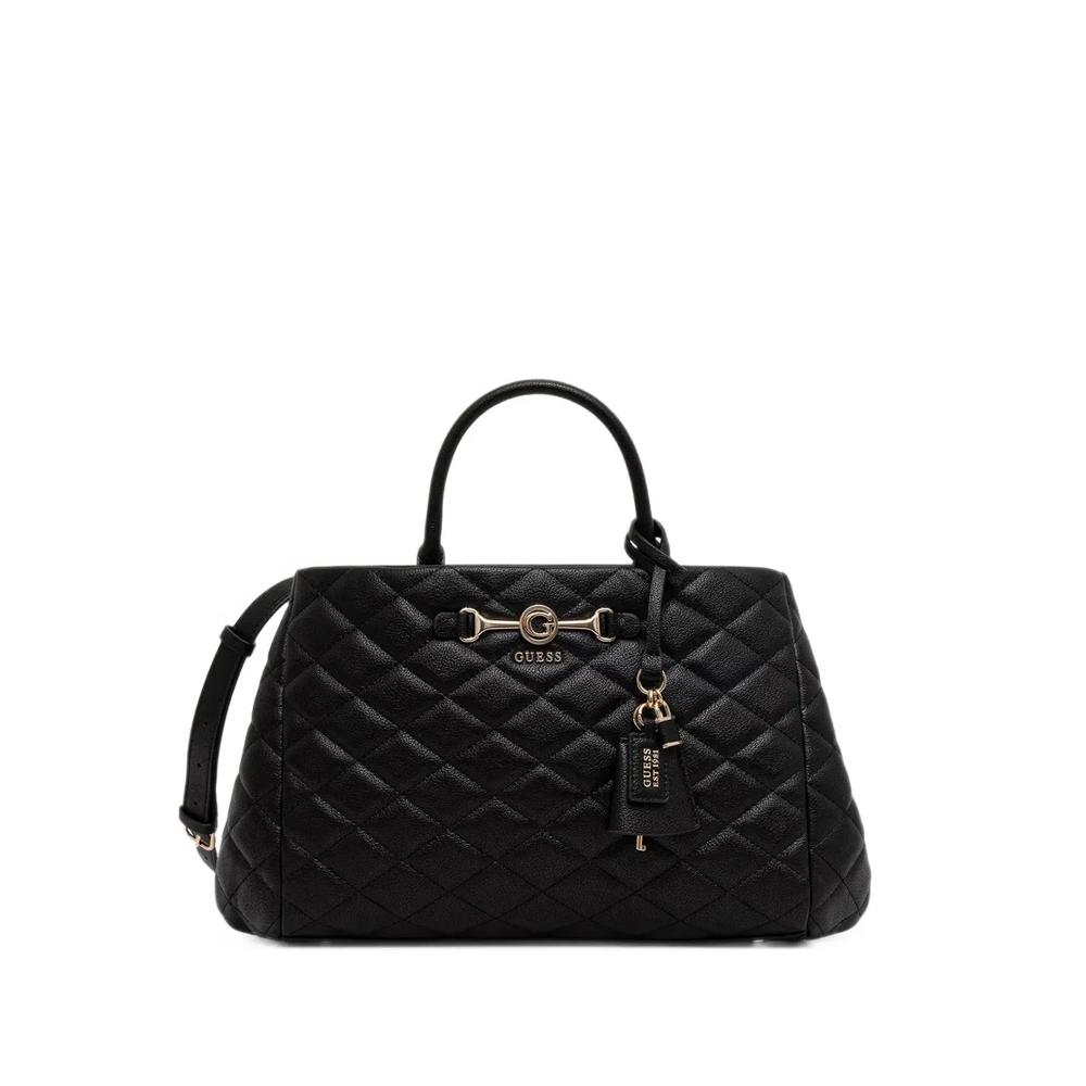 Frances quilted logo-plaque tote bag 1
