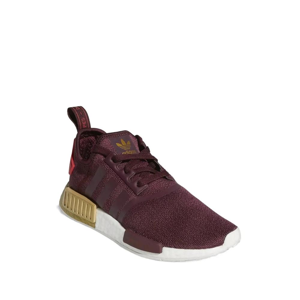 Кроссовки NMD R1 Maroon/Glory Red/Gold 2