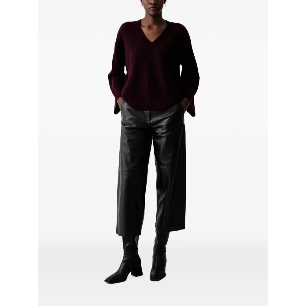 V-neck ribbed-trim sweater 2