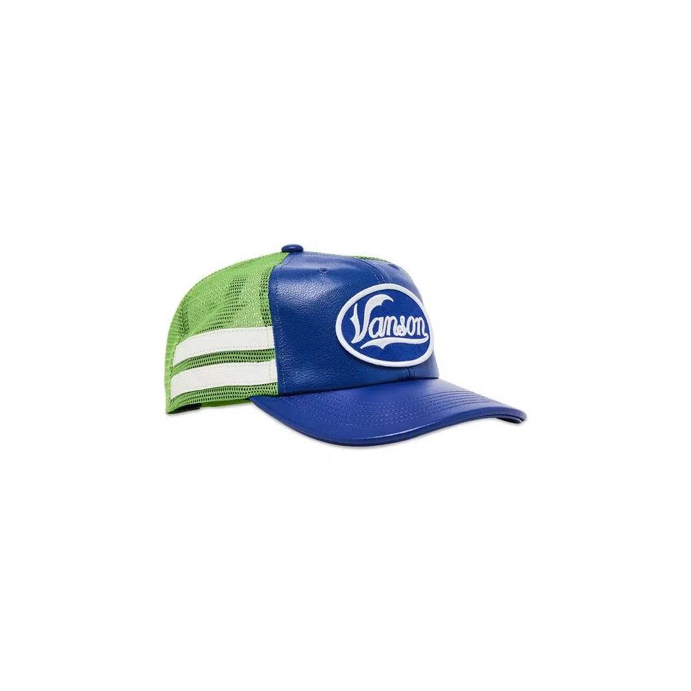 Шапка Supreme x Vanson Leathers Mesh Back 6-Panel 'Royal' 2