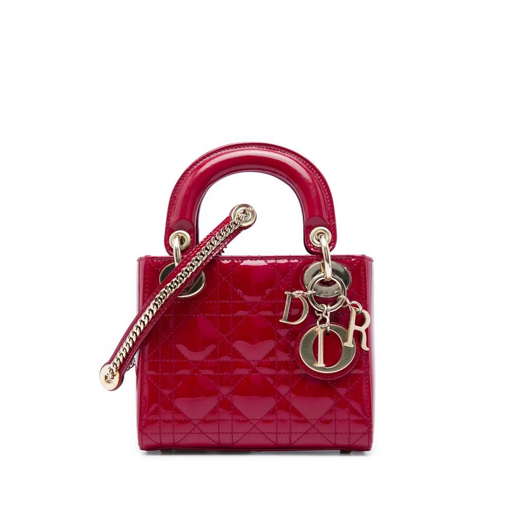 Сумка-сэтчел Mini Patent Cannage Lady Dior (2018 год) 1