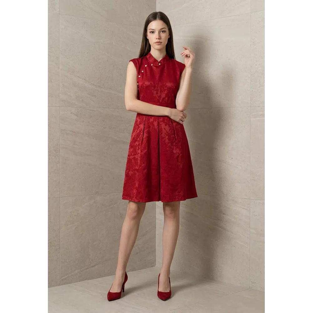 Безрукавное платье CheongSam 4