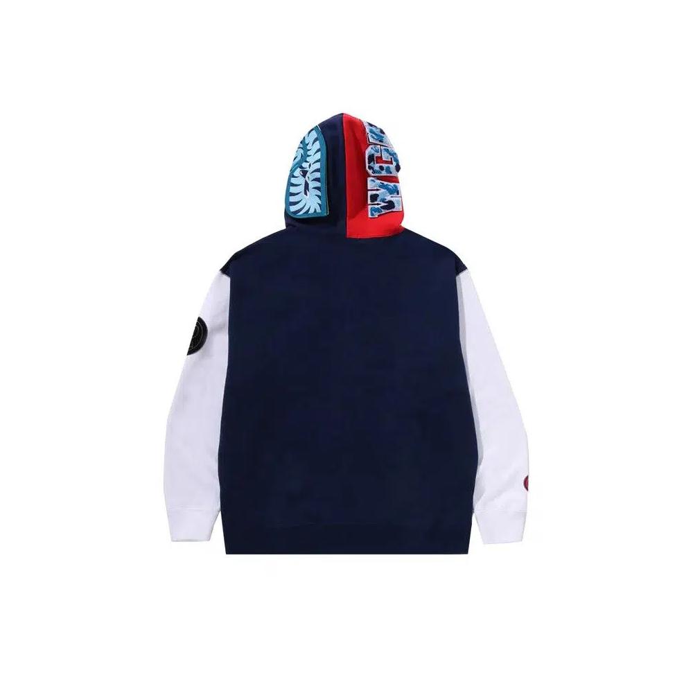 Зип-апы BAPE Shark Full Zip Hoodie UK 'Темно-синий' 2