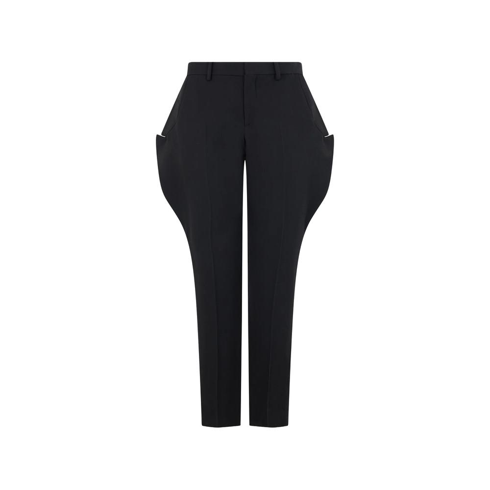 exaggerated-hip tailored trousers 1