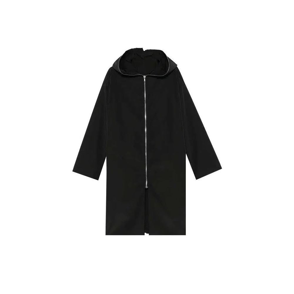 Верхняя одежда Rick Owens Hooded Gimp Coat 'Black' 1