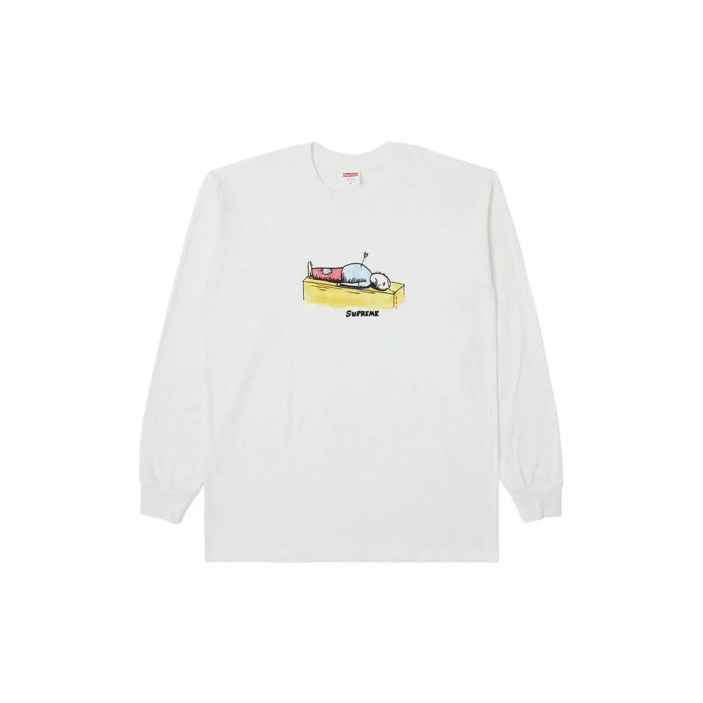 Футболки с длинным рукавом Supreme Neil Blender Arrow Long-Sleeve Tee 'Белый' 1