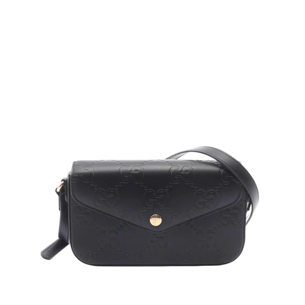 Сумка через плечо Super Mini GG Jumbo Embossed Leather Pochette (2000-2015 годы) 1