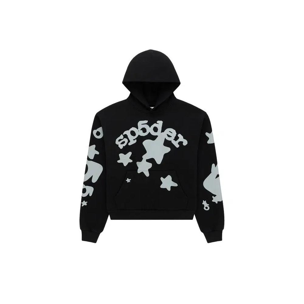 Худи Sp5der Reflective Beluga Hoodie 'Black' 1