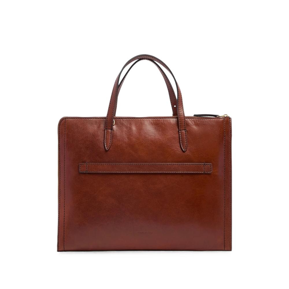 Monica logo-plaque laptop bag 2