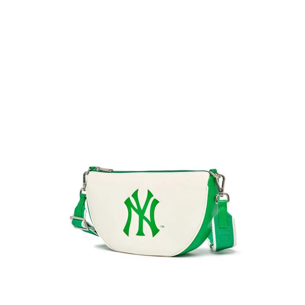 БАЗОВАЯ КРУГЛАЯ СУМКА ЧЕРЕЗ ПЛЕЧО ИЗ ПУ NEW YORK YANKEES 3