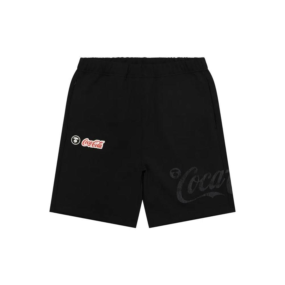 AAPE x Coca Cola Sweat Shorts 'Черный' 1